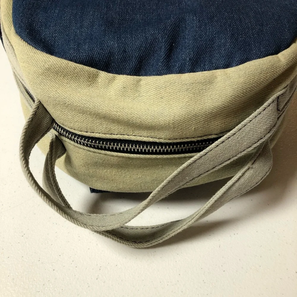 NWT No Boundaries Women’s Denim Patchwork Blue Dome Backpack
